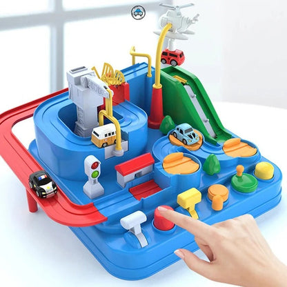 Kids Mechanical Vehicle Track Racing Play Set