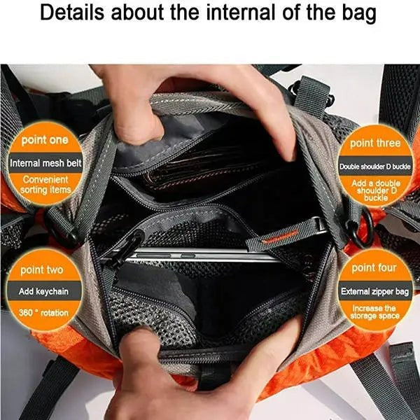 Sports Waist Bag – Waterproof Running Belt Pack
