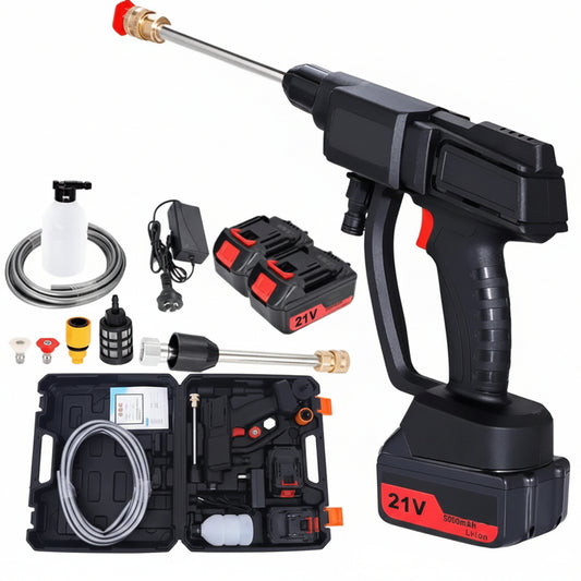 Cordless Pressure Washer – 12,000 RPM Motor | Includes 2 Batteries