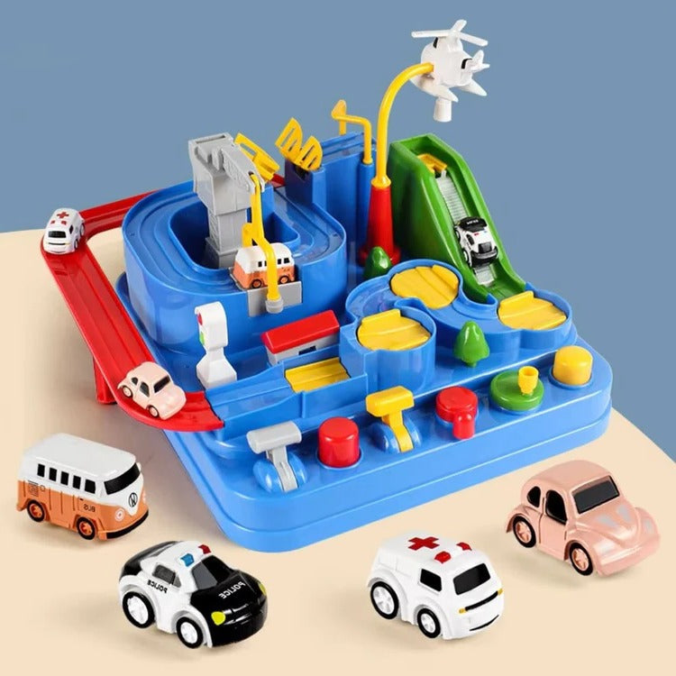 Kids Mechanical Vehicle Track Racing Play Set