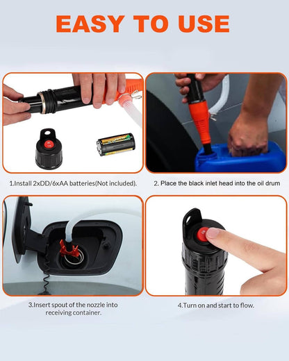 Portable Electric Fuel & Water Transfer Pump