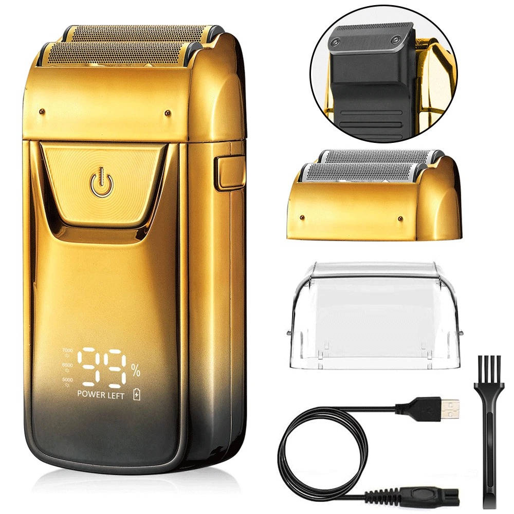 Electric Head & Face Shaver – Bald Grooming Razor