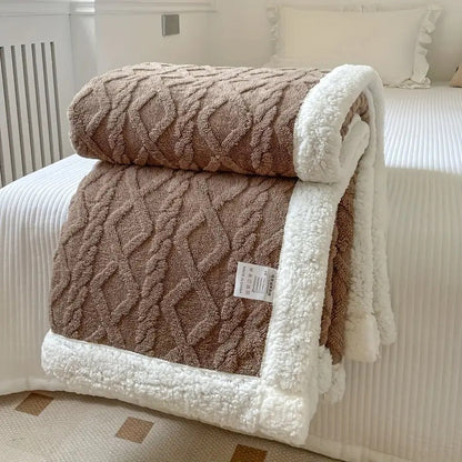 Snuggle Sherpa Blanket – Ultra Soft Plush Throw Blanket