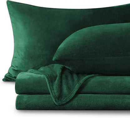 Plush Warm Flannel Fleece Bedding Set