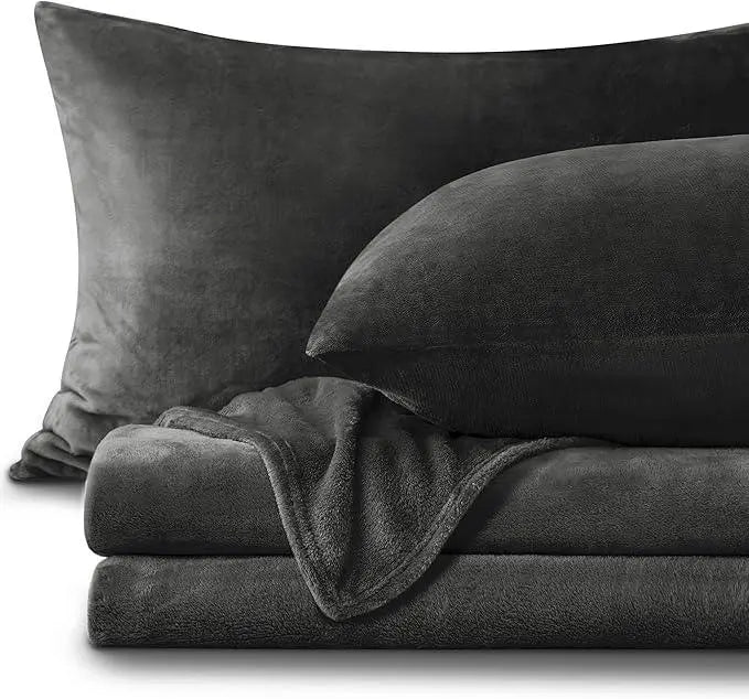 Plush Warm Flannel Fleece Bedding Set