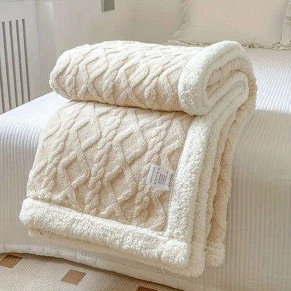 Snuggle Sherpa Blanket – Ultra Soft Plush Throw Blanket