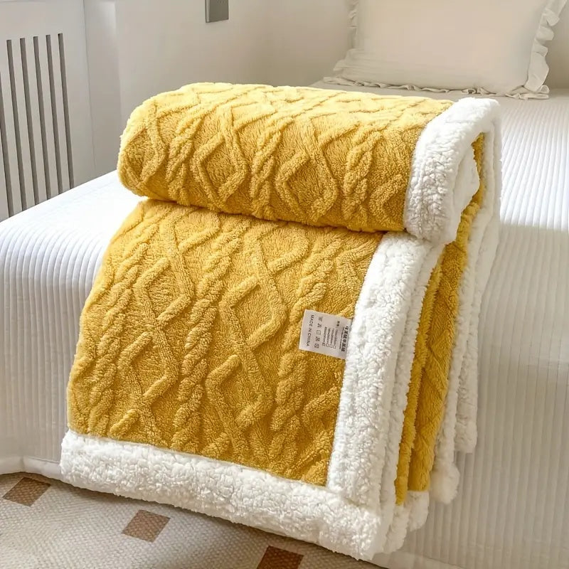 Snuggle Sherpa Blanket – Ultra Soft Plush Throw Blanket