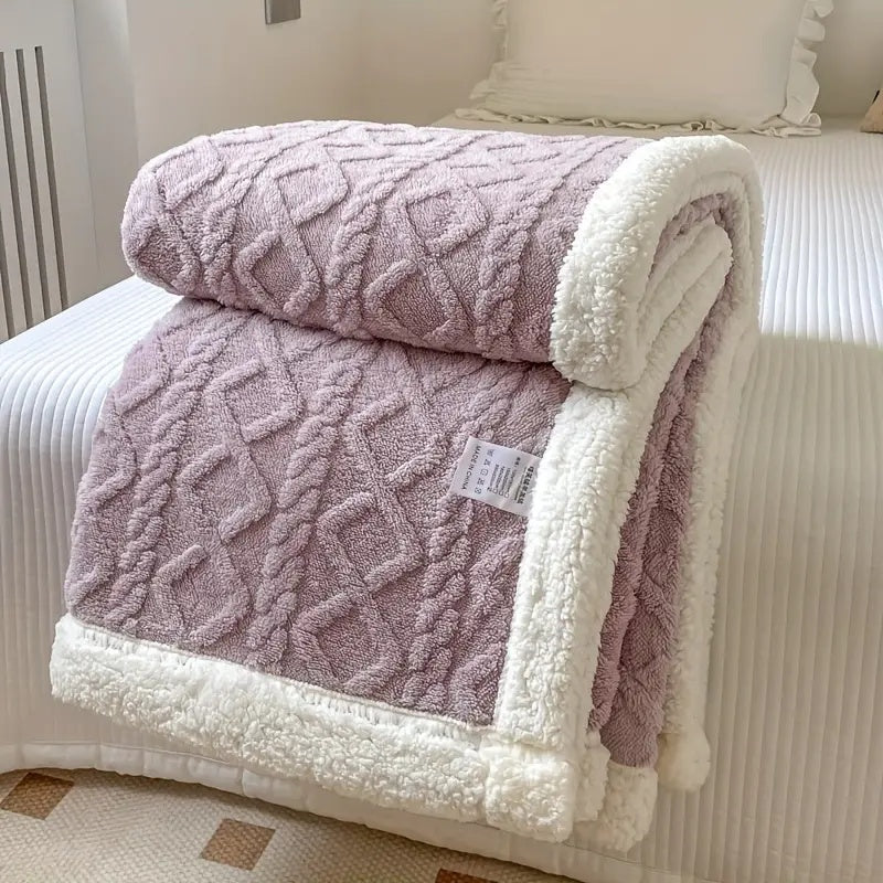 Snuggle Sherpa Blanket – Ultra Soft Plush Throw Blanket