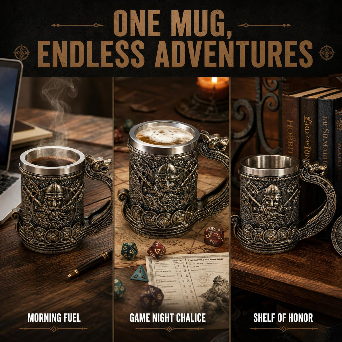 Medieval Viking Beer Mug