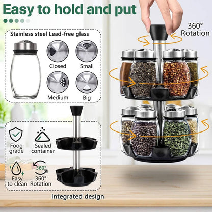 12-Jar Rotating Spice Rack
