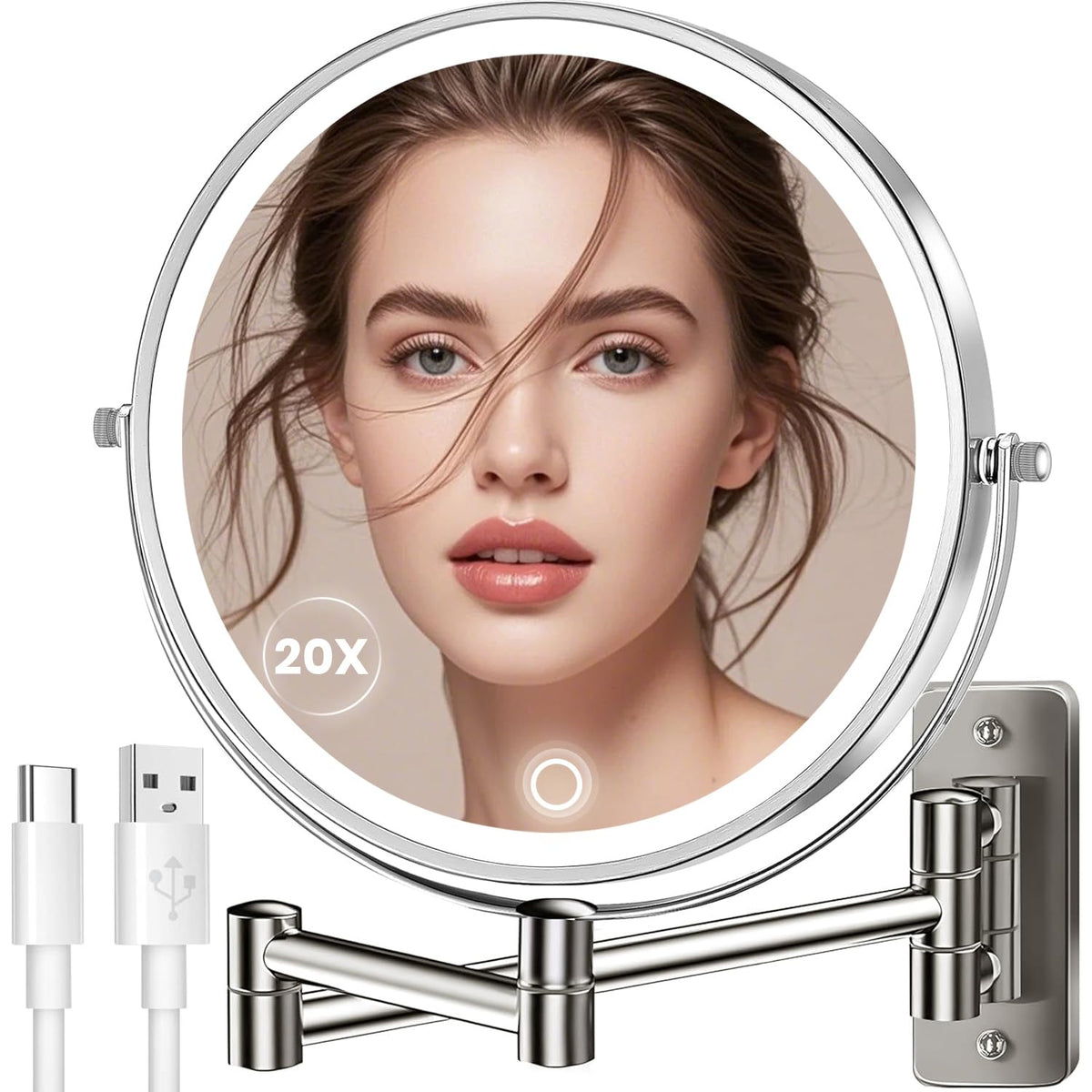 Rechargeable LED Mirror