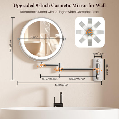 Rechargeable LED Mirror