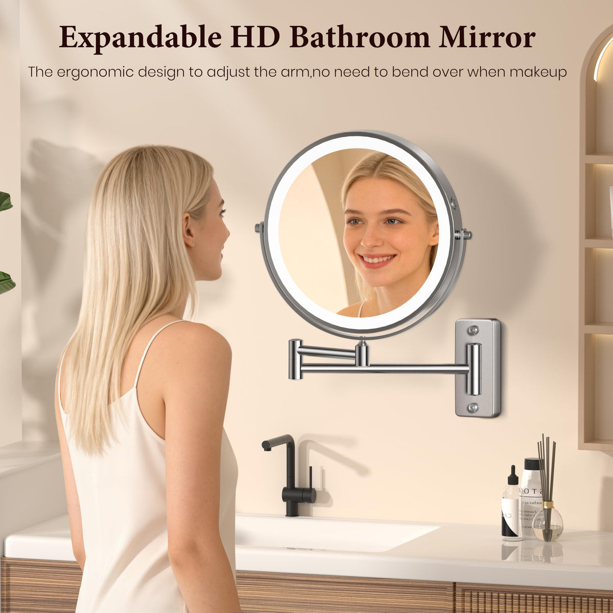 Rechargeable LED Mirror