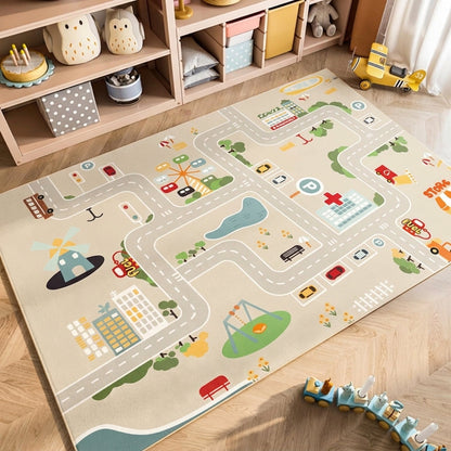 Parking Lot Play Mat Rug