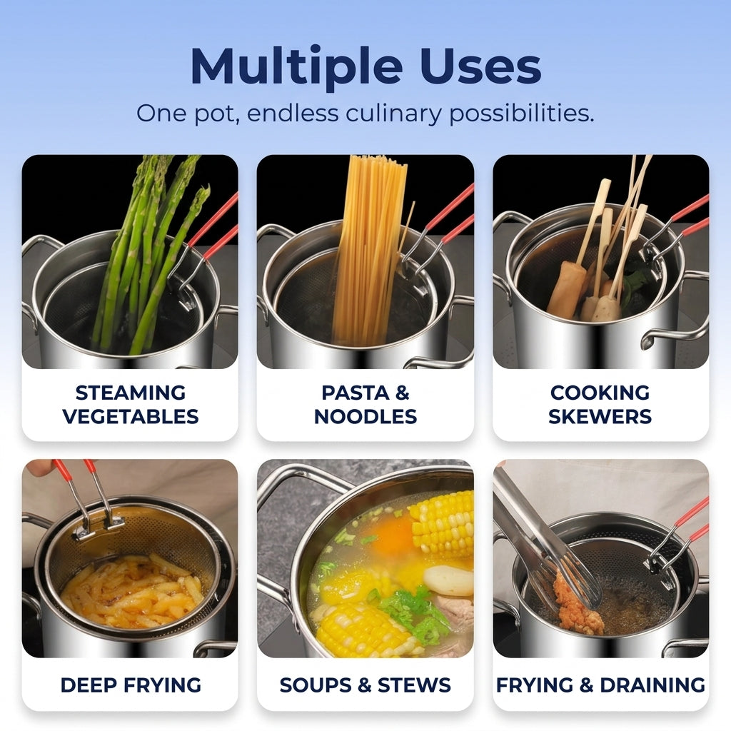 Stainless Fryer Pot