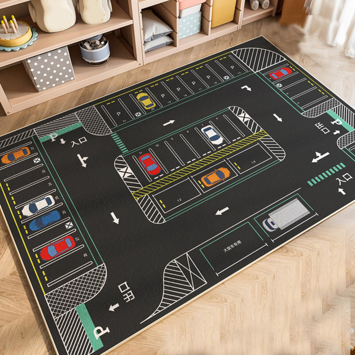 Parking Lot Play Mat Rug