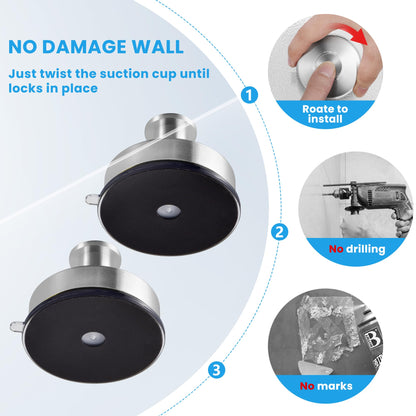 Suction Cup Hooks – 2 Pieces