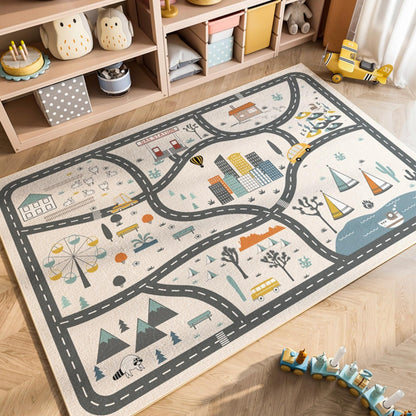 Parking Lot Play Mat Rug