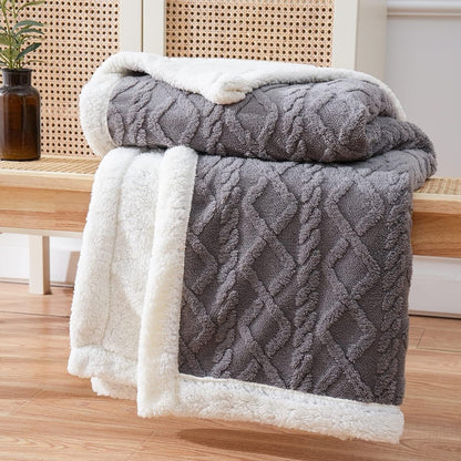 Snuggle Sherpa Blanket – Ultra Soft Plush Throw Blanket
