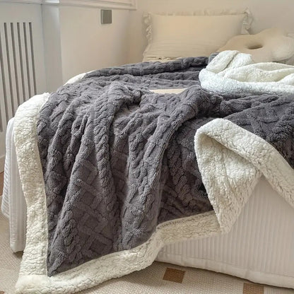 Snuggle Sherpa Blanket – Ultra Soft Plush Throw Blanket