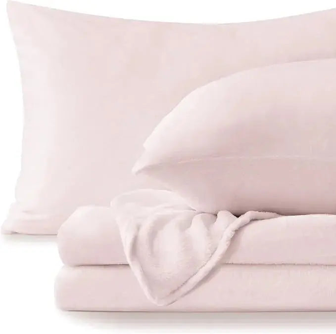 Plush Warm Flannel Fleece Bedding Set