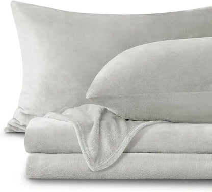 Plush Warm Flannel Fleece Bedding Set