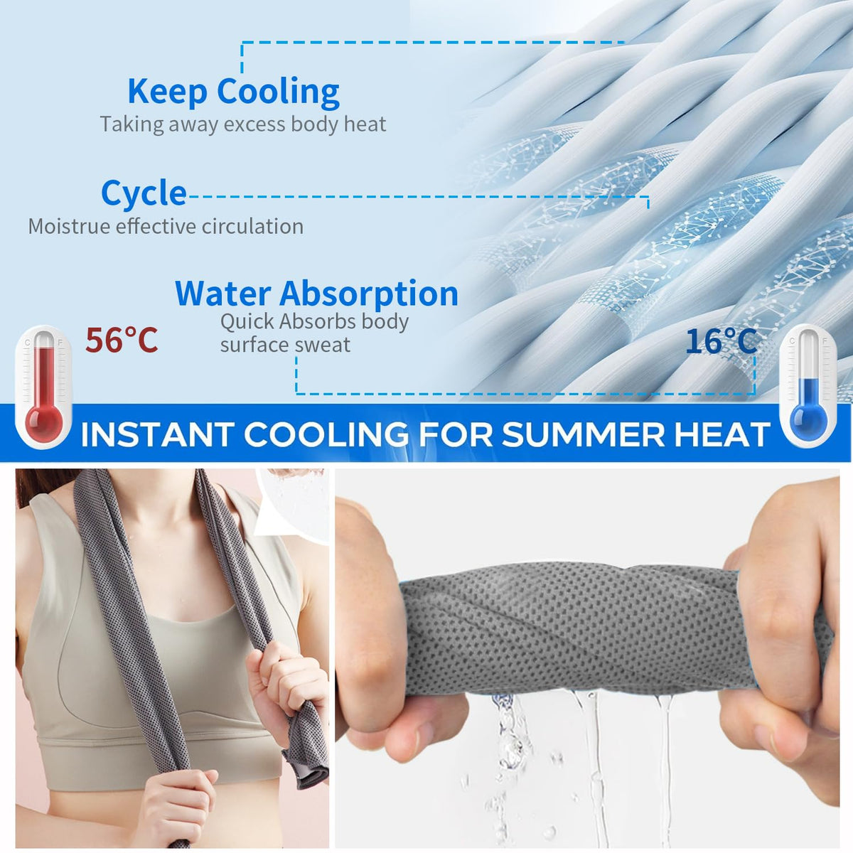 Microfibre Cooling Towel