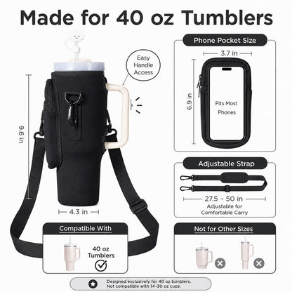 Phone Pocket Bottle Carrier