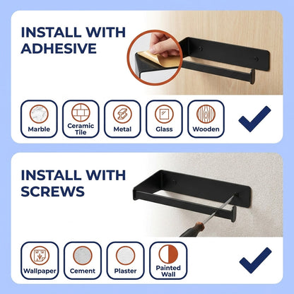 Adhesive Paper Towel Holder