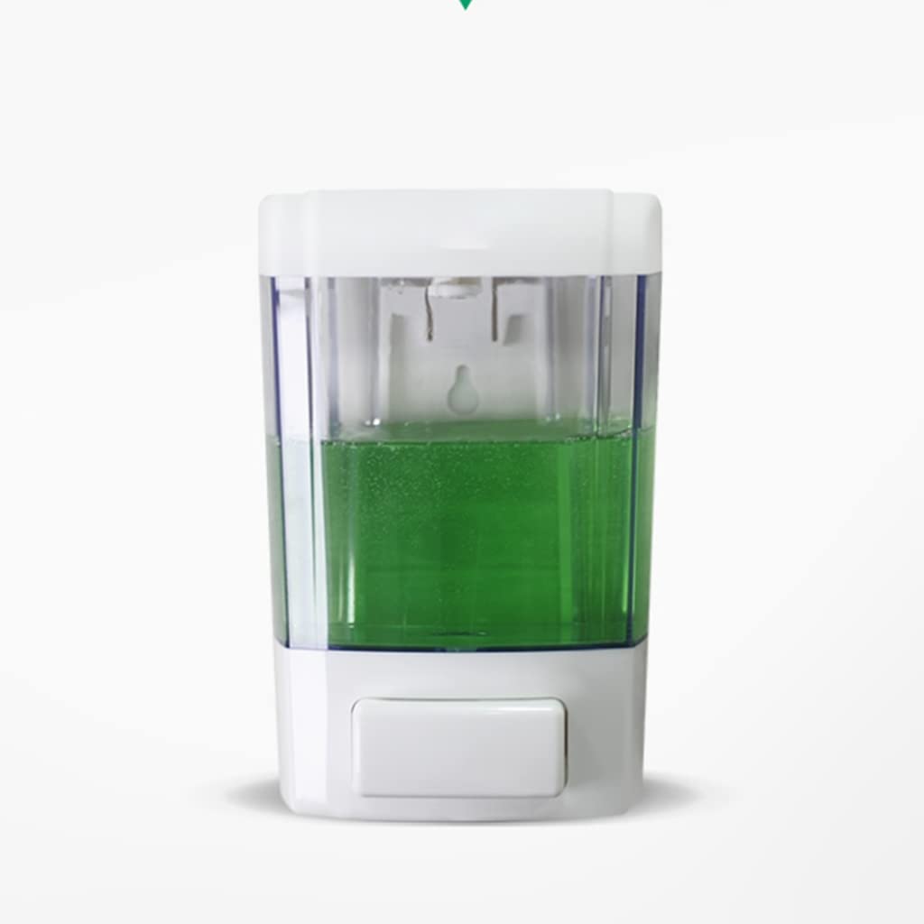 Wall-Mounted Soap Dispenser with Clear Bottle
