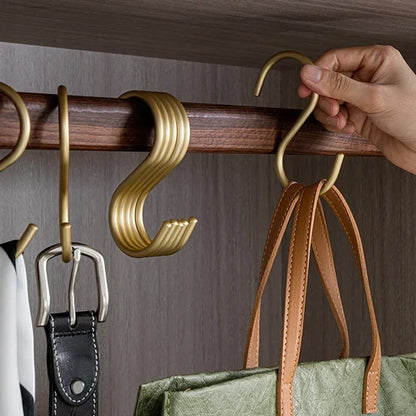 Multipurpose Aluminium Hooks Matte Finish – 5 Pieces
