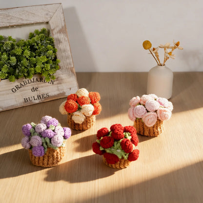 Rose Crochet Coaster