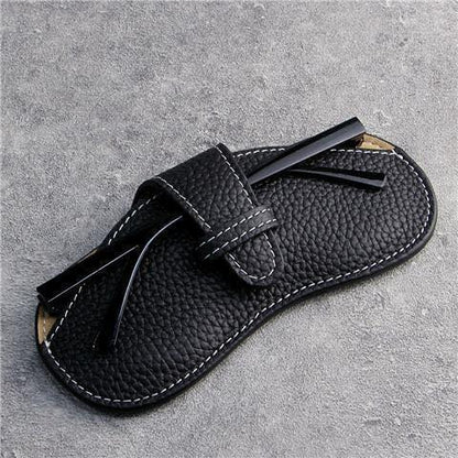 Slim Leather Glasses Case Portable Sleeve
