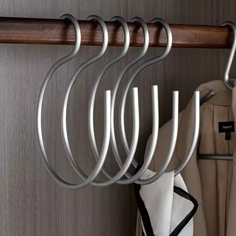 Multipurpose Aluminium Hooks Matte Finish – 5 Pieces