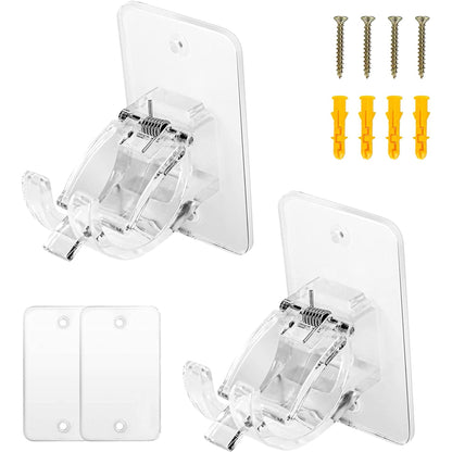 No Drill Curtain Bracket – 4 Pieces