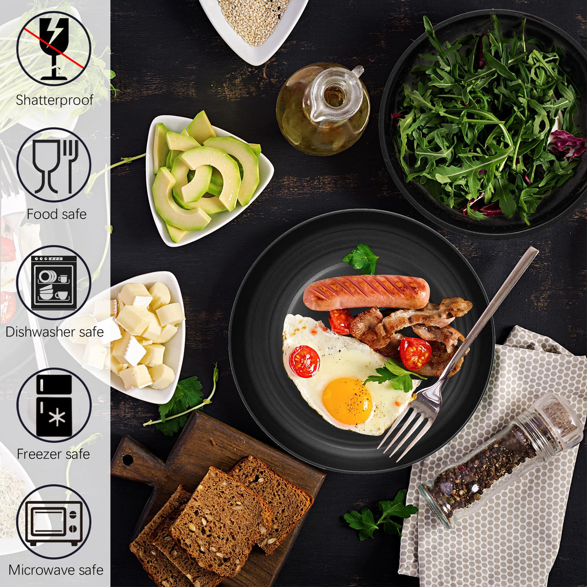 Plastic Dinnerware Set