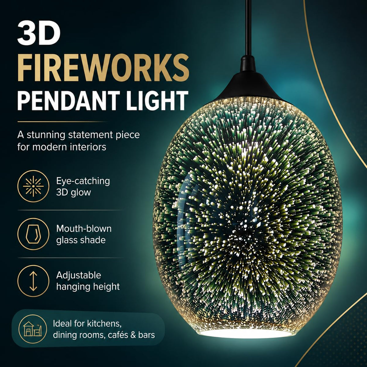Starburst Pendant Light