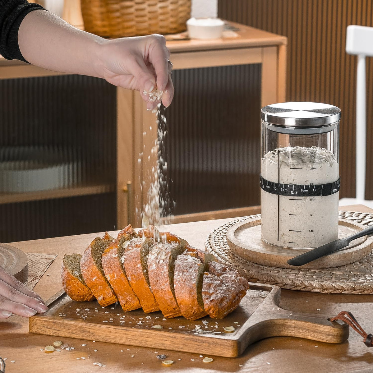 Sourdough Starter Jar