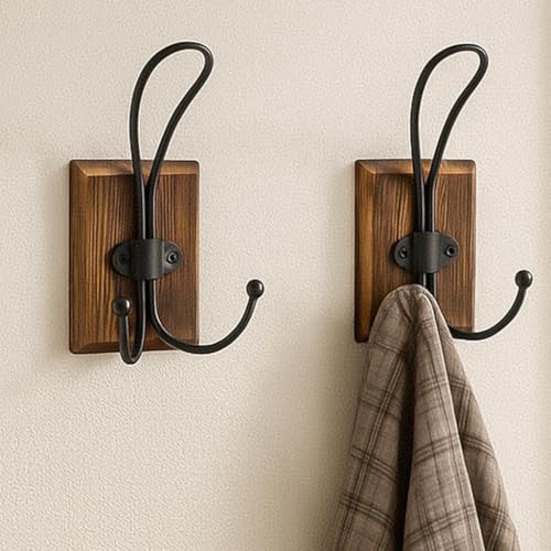 Wooden Pine Hook Rack – 2 Pieces