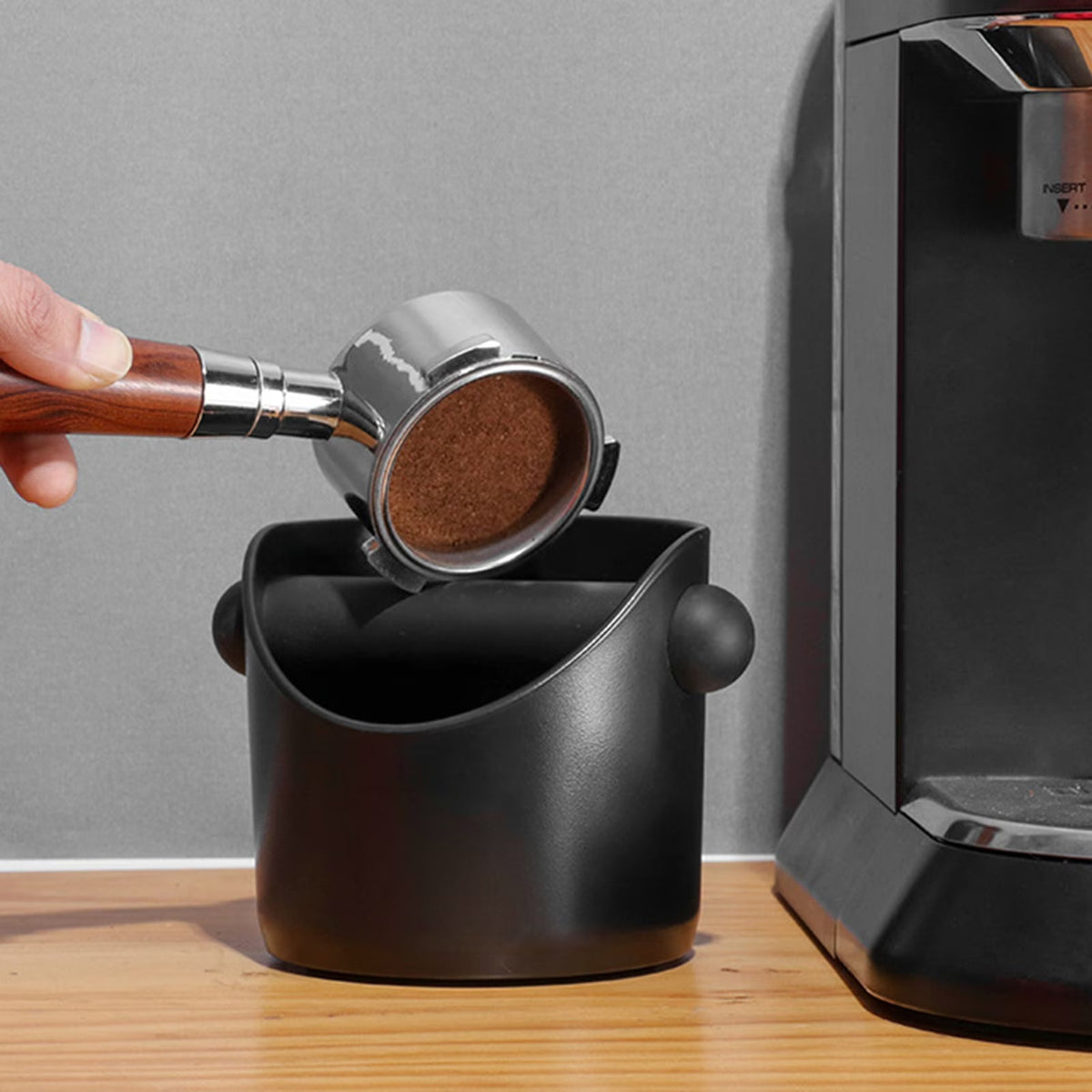 Non Slip Espresso Knock Box