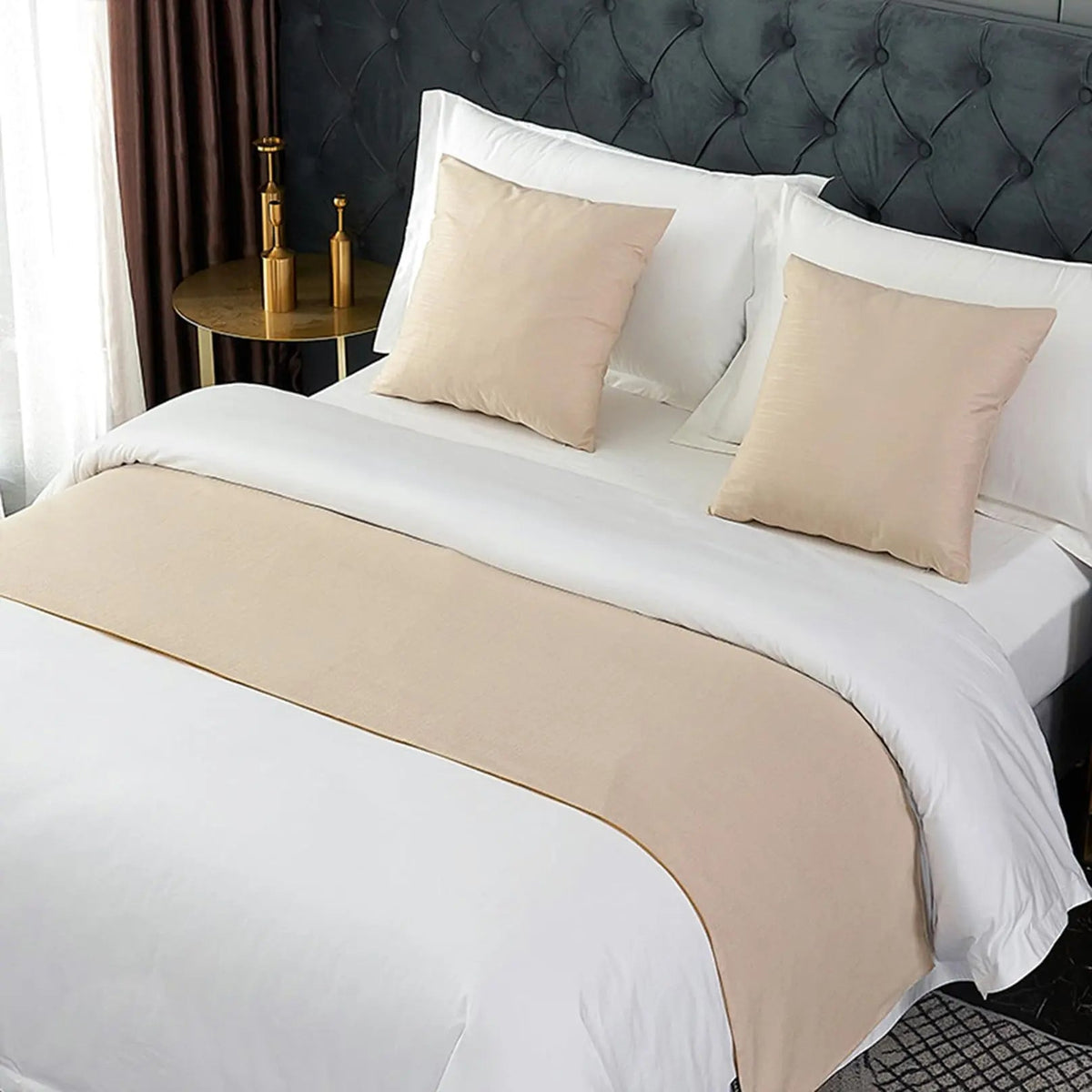 Velvet Bed Runner or Matching Cushion Cover