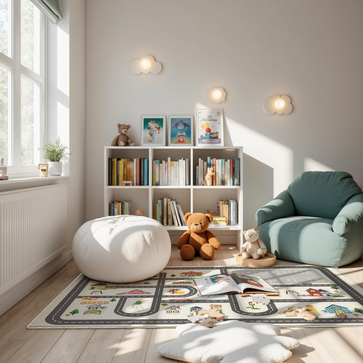 Parking Lot Play Mat Rug