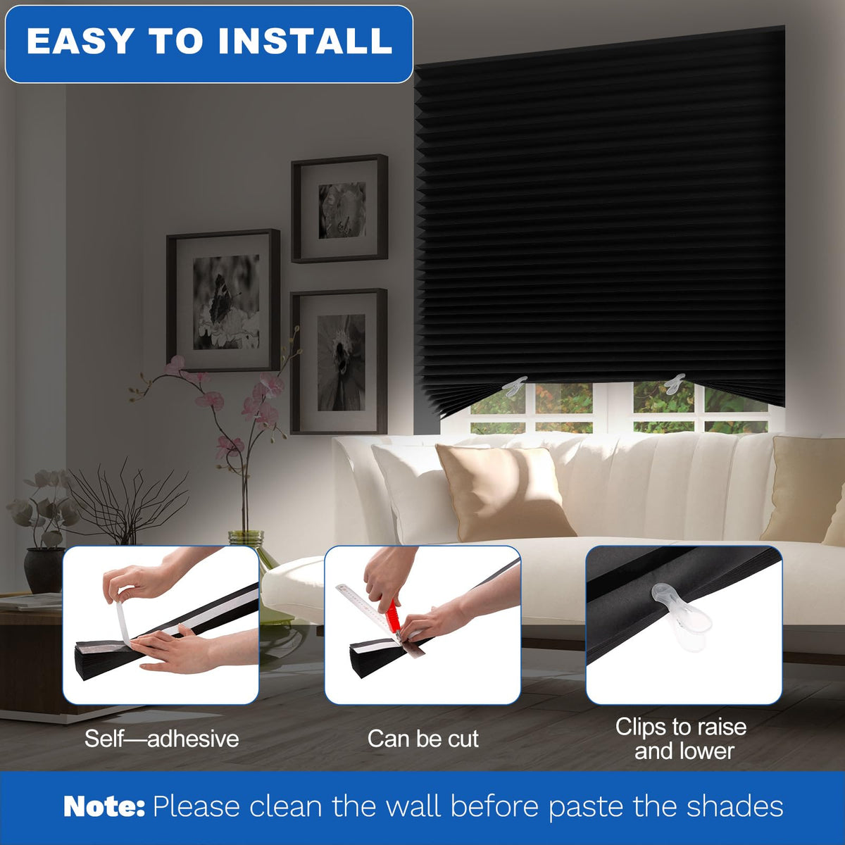 Pleated Window Blinds
