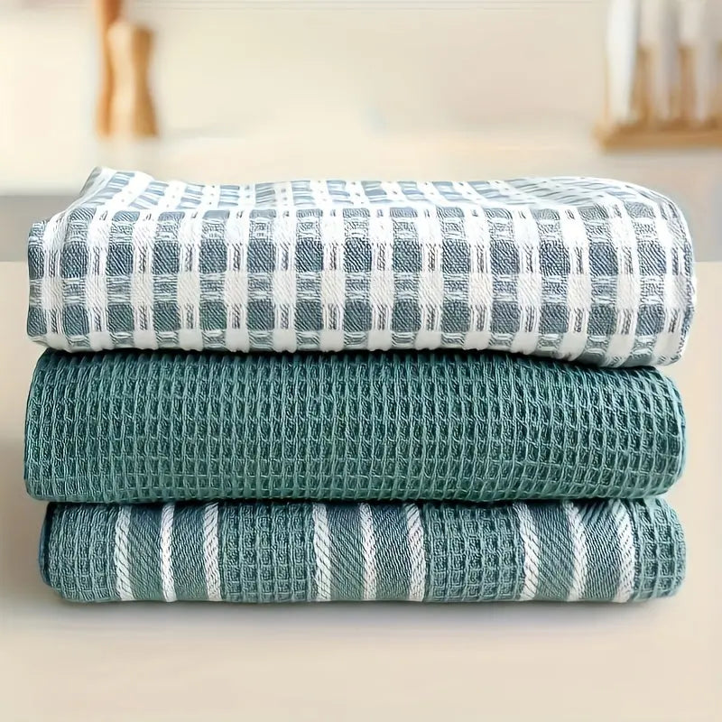 Cotton Kitchen Tea Towels – 3 Pack