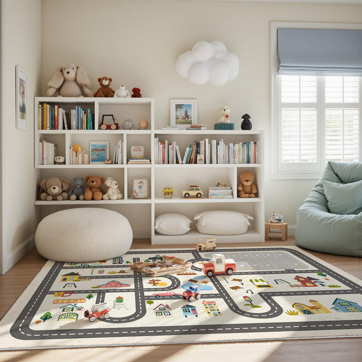Parking Lot Play Mat Rug