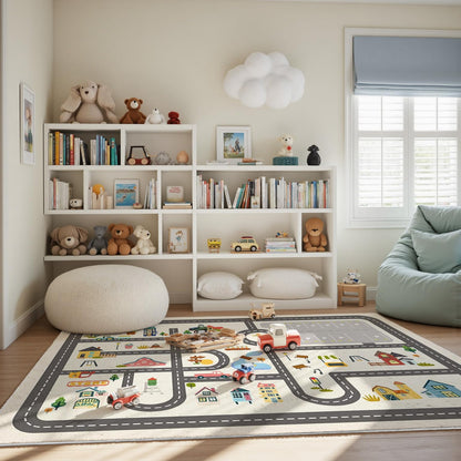 Parking Lot Play Mat Rug