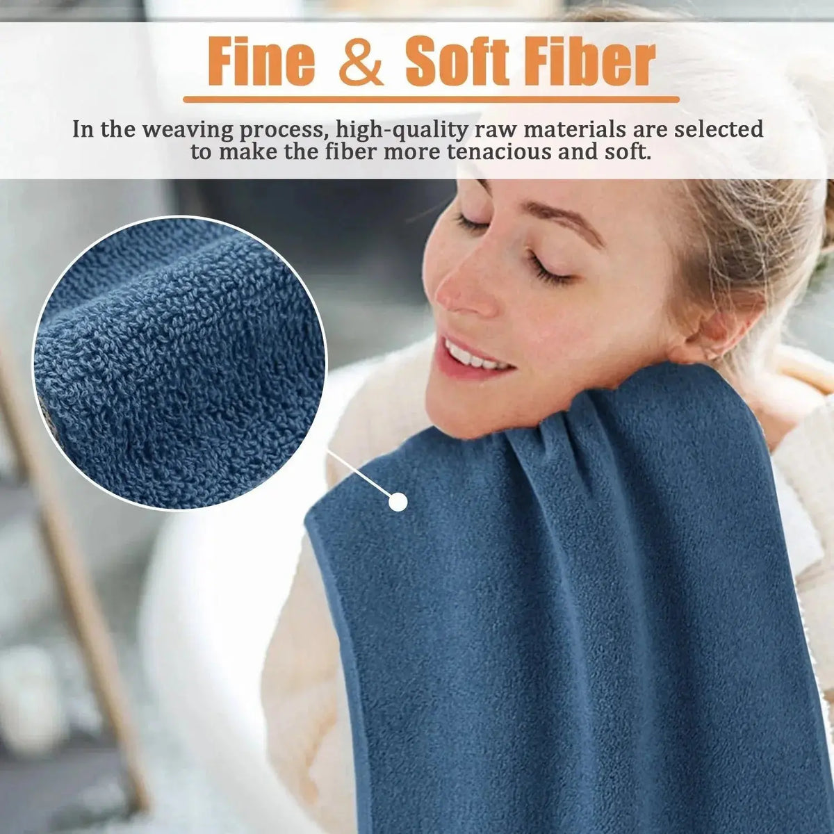 Thickened Soft Absorbent Face Hand Towel – 3 Pieces