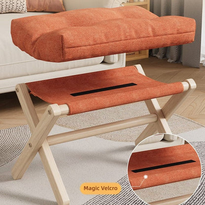 Wooden Footstool Bench