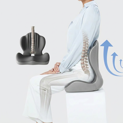 Memory Foam Seat Cushion Contoured Sitting Pad