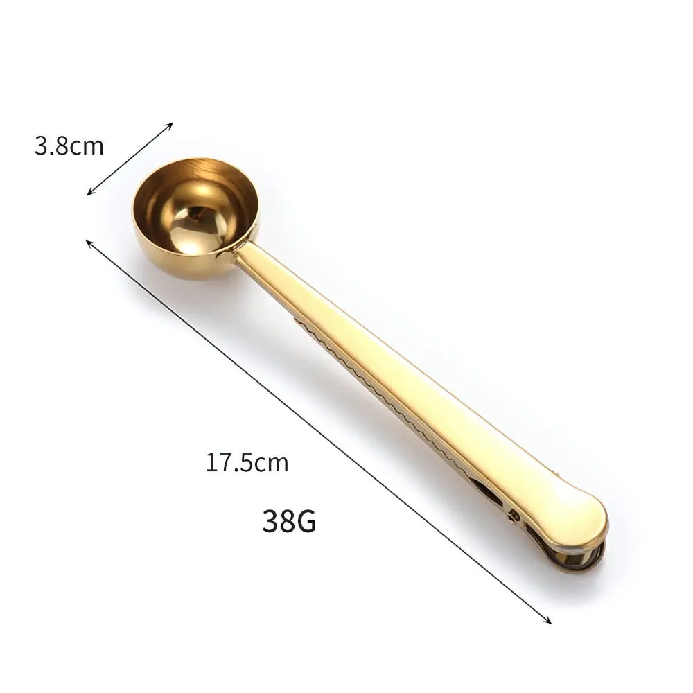 Stainless Steel Coffee Scoop Clip – 3 Pieces
